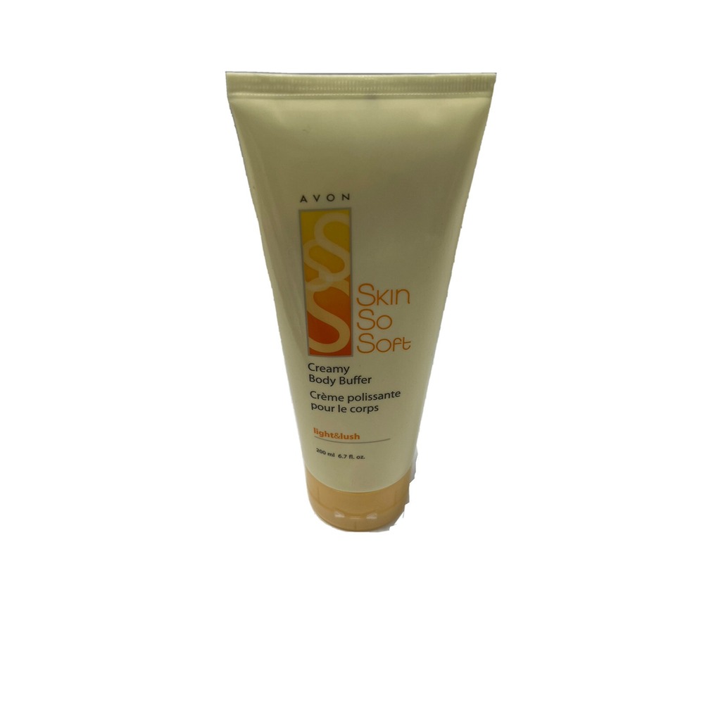 Avon Skin so soft creamy body buffer Lotion Light & Lush 6.7 fl oz - Picture 3 of 4